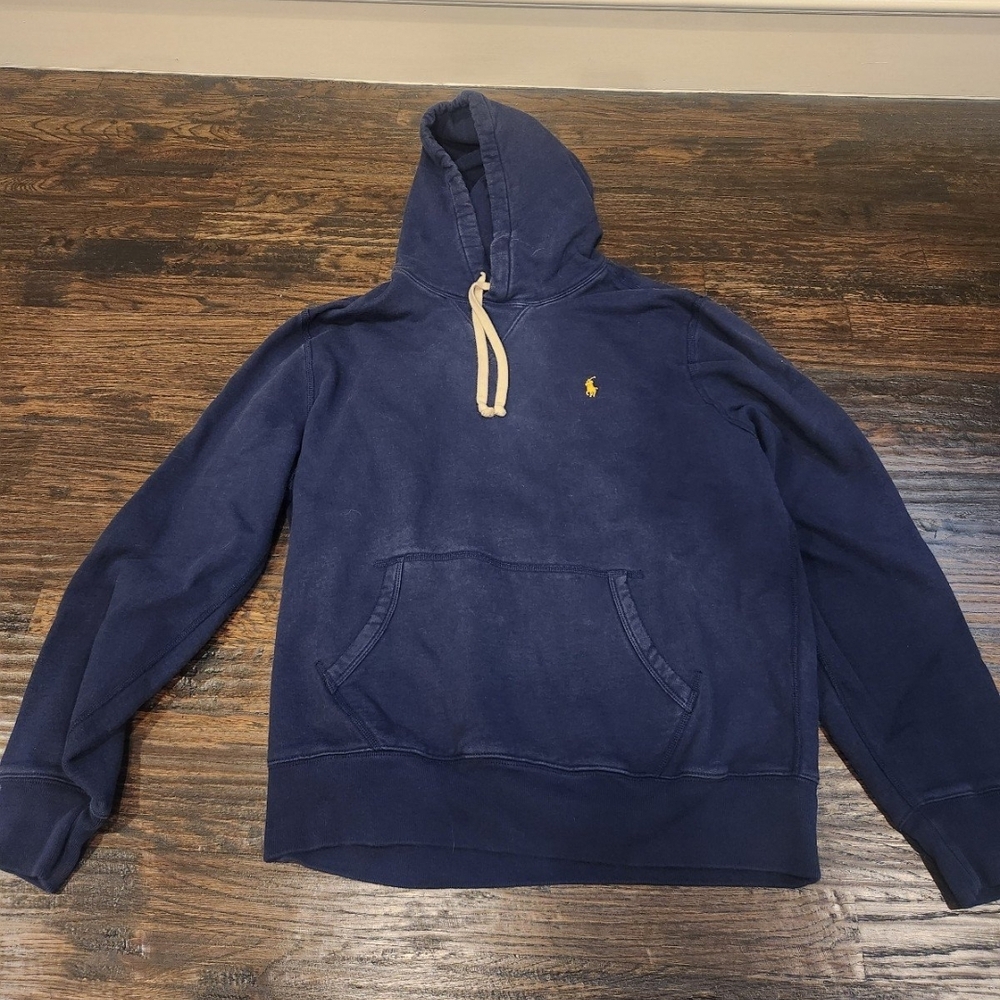 Ralph Lauren Hoodie Adult Large Blue Pullover Mens Hoodie